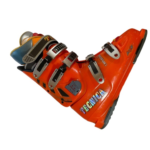Tecnica TNT Explosion 8 AVS Power Frame Carbon Size US7.5 UK41 Orange Ski Boots - Picture 5 of 14